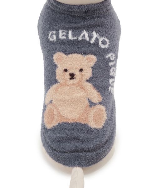 gelato pique（ジェラートピケ）の「【CAT&DOG】ベアジャガードプルオーバー（ペットウェア・レディース・ピンク/オフホワイト/ネイビー・S/L/M）」の19枚目の写真