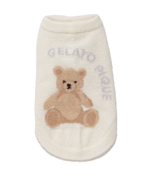 gelato pique（ジェラートピケ）の「【CAT&DOG】ベアジャガードプルオーバー（ペットウェア・レディース・ピンク/オフホワイト/ネイビー・S/L/M）」の9枚目の写真