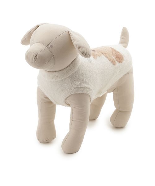 gelato pique（ジェラートピケ）の「【CAT&DOG】ベアジャガードプルオーバー（ペットウェア・レディース・ピンク/オフホワイト/ネイビー・S/L/M）」の10枚目の写真