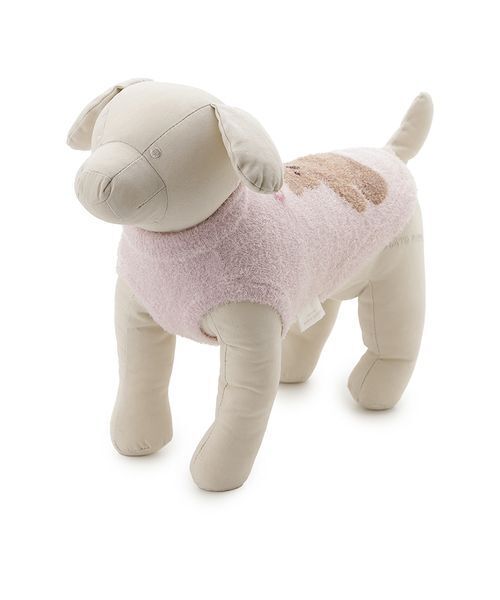 gelato pique（ジェラートピケ）の「【CAT&DOG】ベアジャガードプルオーバー（ペットウェア・レディース・ピンク/オフホワイト/ネイビー・S/L/M）」の12枚目の写真