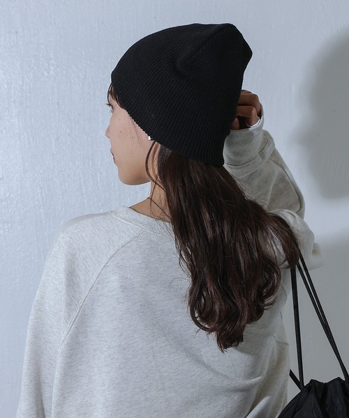 COLONY 2139（コロニートゥーワンスリーナイン）の「アクリルニット帽（ニットキャップ/ビーニー・レディース・ライトグレー/グレー/ブラック・FREE）」の16枚目の写真