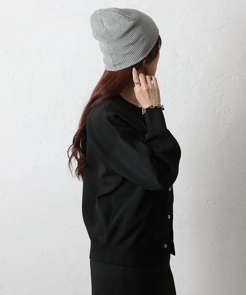 COLONY 2139（コロニートゥーワンスリーナイン）の「アクリルニット帽（ニットキャップ/ビーニー・レディース・ライトグレー/グレー/ブラック・FREE）」の21枚目の写真