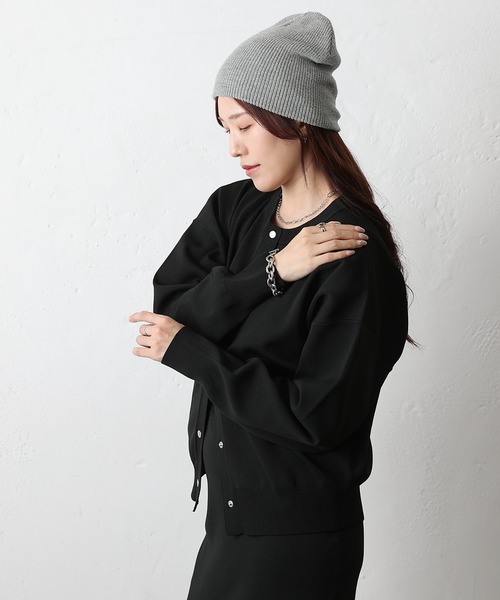 COLONY 2139（コロニートゥーワンスリーナイン）の「アクリルニット帽（ニットキャップ/ビーニー・レディース・ライトグレー/グレー/ブラック・FREE）」の22枚目の写真