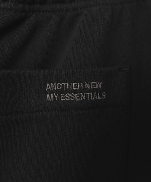 ANME（アンメ）の「後ろポケットロゴ刺繍スウェットカーブパンツ（スウェットパンツ・レディース・オフホワイト/ブラック/オートミール/ブラウン・L/M）」の19枚目の写真