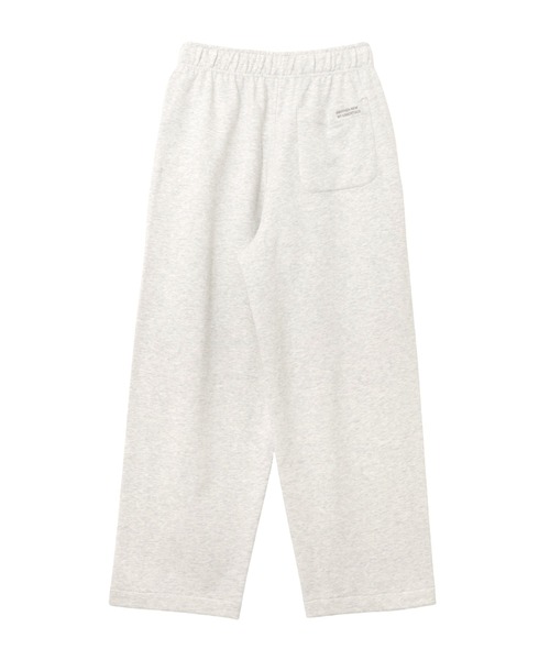 ANME（アンメ）の「後ろポケットロゴ刺繍スウェットカーブパンツ（スウェットパンツ・レディース・オフホワイト/ブラック/オートミール/ブラウン・L/M）」の14枚目の写真