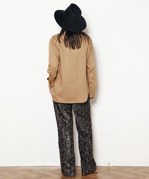 AP STUDIO(エーピーストゥディオ)の「【COUTURE D'ADAM/クチュールドアダム】Rayon Ranch Shirt(シャツ/ブラウス・レディース・ベージュ・FREE)」の10枚目の写真