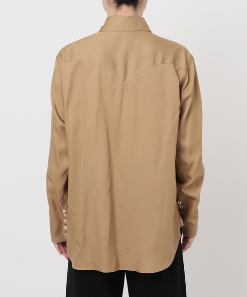 AP STUDIO(エーピーストゥディオ)の「【COUTURE D'ADAM/クチュールドアダム】Rayon Ranch Shirt(シャツ/ブラウス・レディース・ベージュ・FREE)」の13枚目の写真