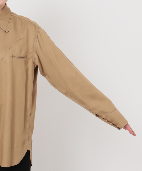 AP STUDIO(エーピーストゥディオ)の「【COUTURE D'ADAM/クチュールドアダム】Rayon Ranch Shirt(シャツ/ブラウス・レディース・ベージュ・FREE)」の15枚目の写真