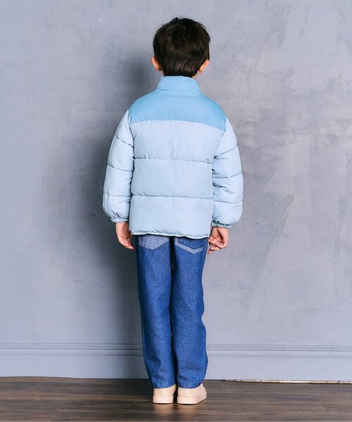 apres les cours(アプレレクール)の「【2WAY/洗える】バラエティリバーシブルジャケット(ダウンジャケット/コート・キッズ・ブラウン/ピンク/サックスブルー/ブラック/ラベンダー・100/90/80/140/130/120/110)」の14枚目の写真