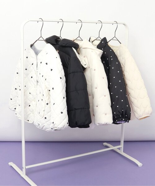 apres les cours(アプレレクール)の「【2WAY/洗える】バラエティリバーシブルジャケット(ダウンジャケット/コート・キッズ・ブラウン/ピンク/サックスブルー/ブラック/ラベンダー・100/90/80/140/130/120/110)」の20枚目の写真