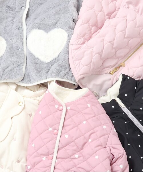 apres les cours(アプレレクール)の「【2WAY/洗える】バラエティリバーシブルジャケット(ダウンジャケット/コート・キッズ・ブラウン/ピンク/サックスブルー/ブラック/ラベンダー・100/90/80/140/130/120/110)」の21枚目の写真