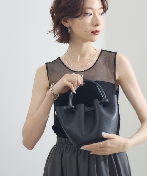 Paradise Picnic（パラダイスピクニック）の「MILLELA FIRENZE ミニハンドバッグ（ハンドバッグ・レディース・ブラック/ピンク/ベージュ・FREE）」の4枚目の写真