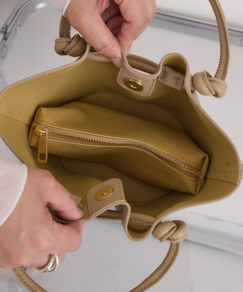 Paradise Picnic（パラダイスピクニック）の「MILLELA FIRENZE ミニハンドバッグ（ハンドバッグ・レディース・ブラック/ピンク/ベージュ・FREE）」の20枚目の写真