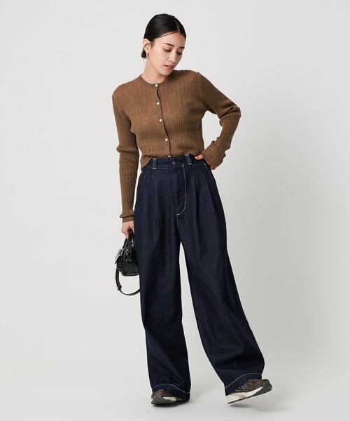 BIG MAC（ビッグマック）の「【別注】＜BIG MAC＞デニムワイドパンツ（デニムパンツ・レディース・ロイヤルブルー・S/M）」の4枚目の写真