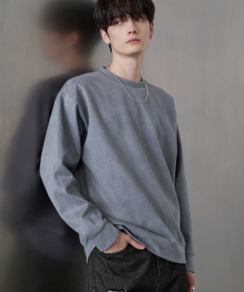 Buyer's Select/ポリスウェードクルーネックトレーナー（スウェット
