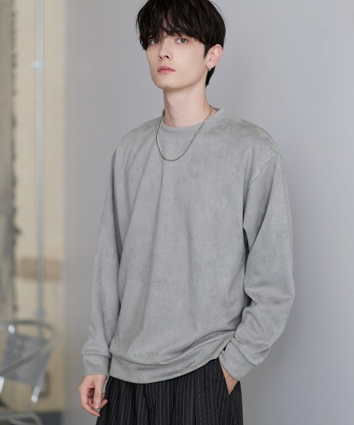 Buyer's Select/ポリスウェードクルーネックトレーナー（スウェット