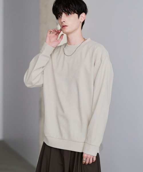 Buyer's Select/ポリスウェードクルーネックトレーナー（スウェット