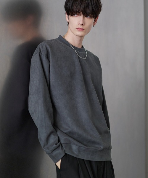 Buyer's Select/ポリスウェードクルーネックトレーナー（スウェット