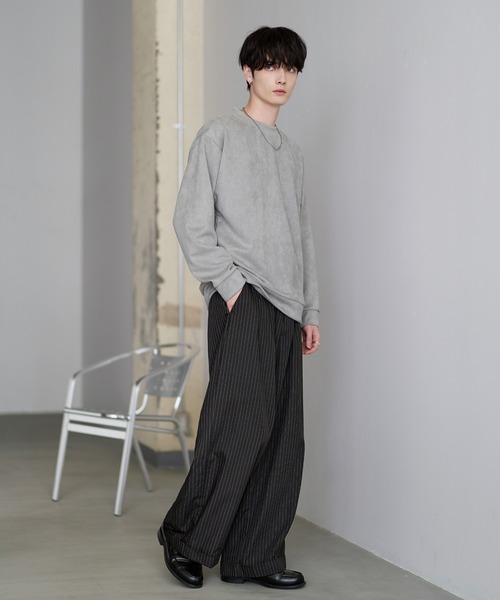 Buyer's Select/ポリスウェードクルーネックトレーナー（スウェット