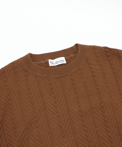 RNA-N(アールエヌエーエヌ)の「M2551 ヘリンボンアミシャツテールプルオーバー(Tシャツ/カットソー・レディース・ブラック/キナリ/ブラウン・FREE)」の12枚目の写真