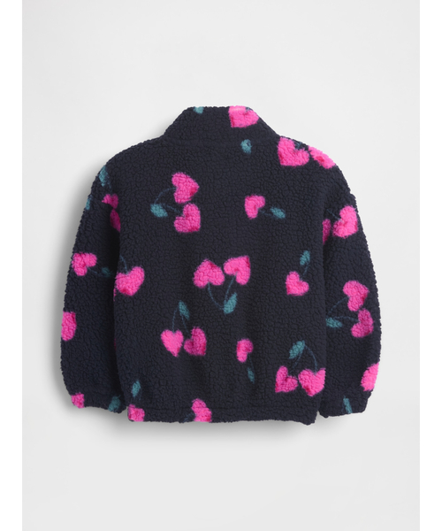 GAP（ギャップ）の「ボア ジップアップジャケット  (幼児・ベビー)（その他アウター・キッズ・レオパード/ネイビー・70cm/80ｃｍ/90cm/95cm/100cm/105cm/110cm）」の3枚目の写真