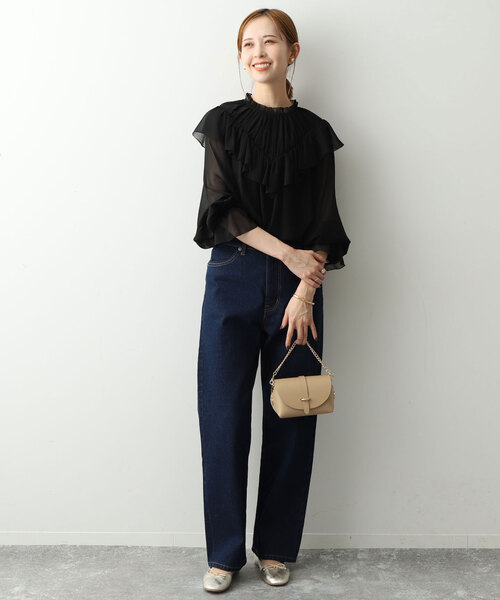 新品　SLOBE IENA 　長袖ブラウス　Freeサイズ SLOBE IENA 「SLOBE IENA」 長袖ブラウス FREE ホワイト