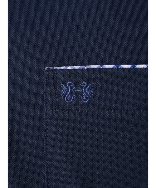 McGREGOR（マックレガー）の「異色染め長袖ポロ（ポロシャツ・メンズ・ターコイズブルー/ネイビー・M/L/XL）」の3枚目の写真