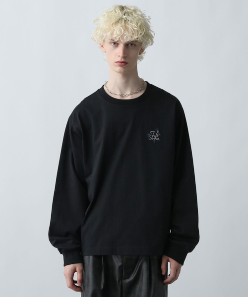 HARE（ハレ）の「フローラルハレロゴカット(HARE)（Tシャツ/カットソー・メンズ・ホワイト/ブラック/ブルー・FREE）」の8枚目の写真