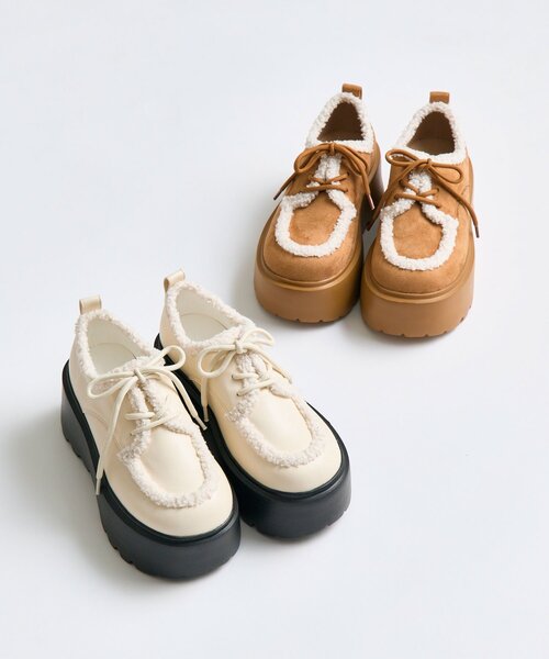 OLIVE des OLIVE（オリーブデオリーブ）の「厚底スノーシューズ（その他シューズ・レディース・アイボリー/キャメル・SMALL/LARGE/MEDIUM）」の19枚目の写真