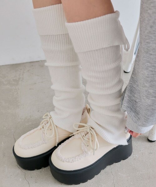 OLIVE des OLIVE（オリーブデオリーブ）の「厚底スノーシューズ（その他シューズ・レディース・アイボリー/キャメル・SMALL/LARGE/MEDIUM）」の20枚目の写真