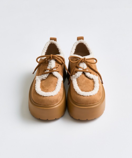 OLIVE des OLIVE（オリーブデオリーブ）の「厚底スノーシューズ（その他シューズ・レディース・アイボリー/キャメル・SMALL/LARGE/MEDIUM）」の6枚目の写真