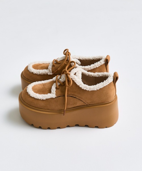 OLIVE des OLIVE（オリーブデオリーブ）の「厚底スノーシューズ（その他シューズ・レディース・アイボリー/キャメル・SMALL/LARGE/MEDIUM）」の7枚目の写真