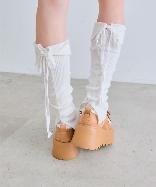 OLIVE des OLIVE（オリーブデオリーブ）の「厚底スノーシューズ（その他シューズ・レディース・アイボリー/キャメル・SMALL/LARGE/MEDIUM）」の14枚目の写真