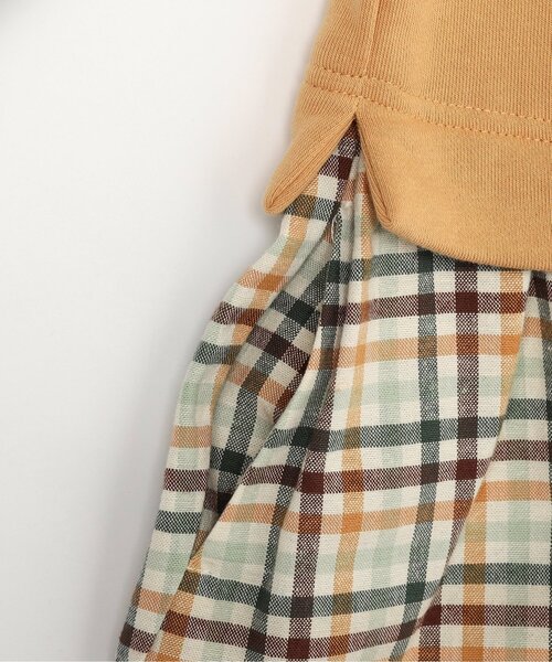 p.premier(ピードットプルミエ)の「【リンク/ジュニア対応】ベストとくっつきワンピース(ワンピース・キッズ・アイボリー/ベージュ/ダークブラウン・80/90/100/110/120/130/140)」の19枚目の写真