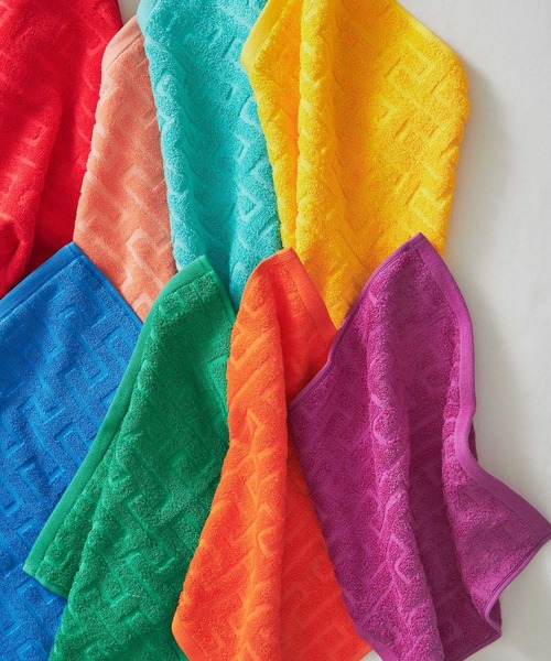 SMELLY（スメリー）の「TETO　SUPIMA COTTON HANDTOWEL（ハンカチ/ハンドタオル・レディース・ブルー/オレンジ系その他/ミント/イエロー/オレンジ/パープル系その他/グリーン/レッド・-）」の10枚目の写真