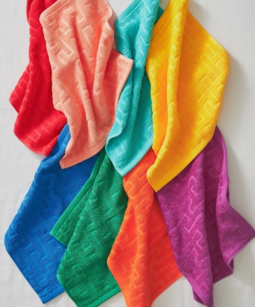 SMELLY（スメリー）の「TETO　SUPIMA COTTON HANDTOWEL（ハンカチ/ハンドタオル・レディース・ブルー/オレンジ系その他/ミント/イエロー/オレンジ/パープル系その他/グリーン/レッド・-）」の12枚目の写真