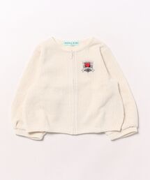 HAKKA KIDS | ワンポイント刺繍ラメニットソーカーディガン(カーディガン/ボレロ)