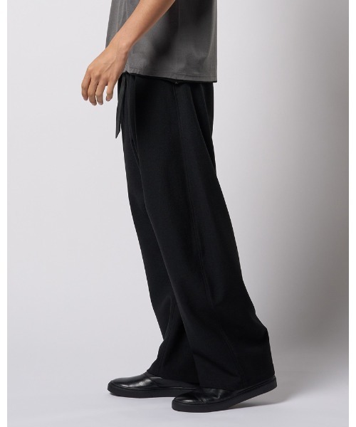 wjk（ダヴルジェイケイ）の「relax banana slacks（スラックス・メンズ・ブラック/チャコールグレー・SMALL/MEDIUM/LARGE/X-LARGE）」の4枚目の写真