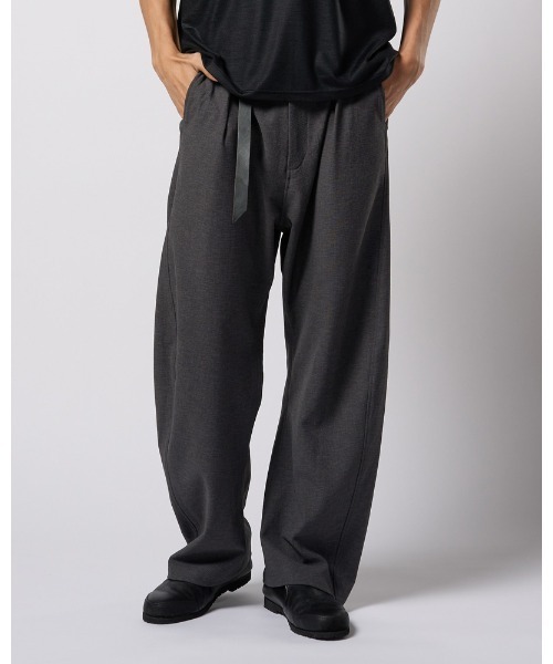 wjk（ダヴルジェイケイ）の「relax banana slacks（スラックス・メンズ・ブラック/チャコールグレー・SMALL/MEDIUM/LARGE/X-LARGE）」の6枚目の写真