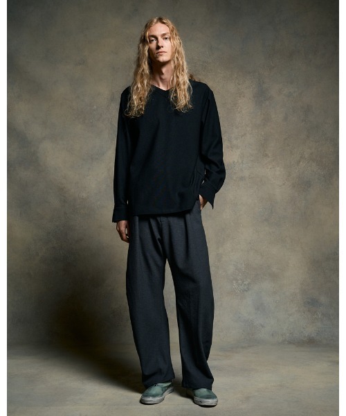 wjk（ダヴルジェイケイ）の「relax banana slacks（スラックス・メンズ・ブラック/チャコールグレー・SMALL/MEDIUM/LARGE/X-LARGE）」の12枚目の写真