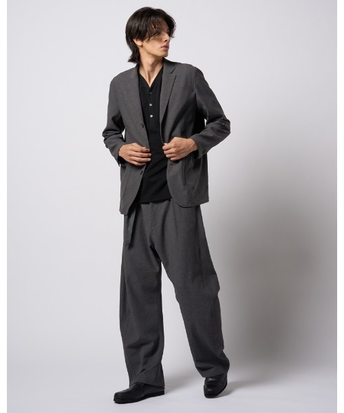 wjk（ダヴルジェイケイ）の「relax banana slacks（スラックス・メンズ・ブラック/チャコールグレー・SMALL/MEDIUM/LARGE/X-LARGE）」の14枚目の写真
