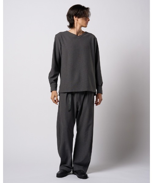 wjk（ダヴルジェイケイ）の「relax banana slacks（スラックス・メンズ・ブラック/チャコールグレー・SMALL/MEDIUM/LARGE/X-LARGE）」の16枚目の写真