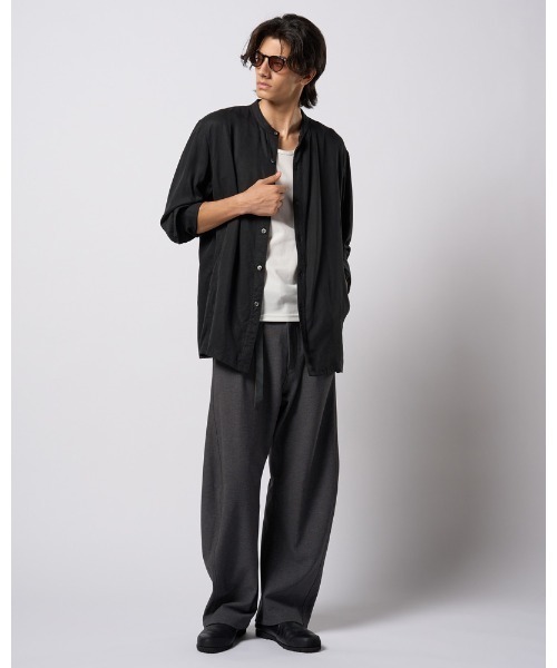 wjk（ダヴルジェイケイ）の「relax banana slacks（スラックス・メンズ・ブラック/チャコールグレー・SMALL/MEDIUM/LARGE/X-LARGE）」の18枚目の写真
