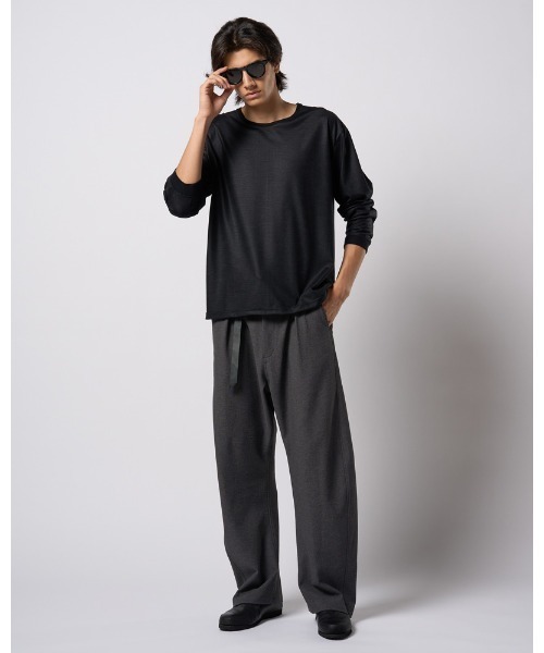 wjk（ダヴルジェイケイ）の「relax banana slacks（スラックス・メンズ・ブラック/チャコールグレー・SMALL/MEDIUM/LARGE/X-LARGE）」の19枚目の写真