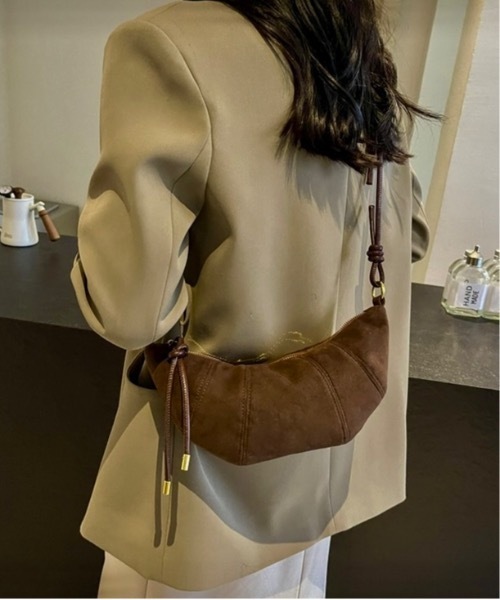 Burner（バーナー）の「【OKUOKU　0909】ワンハンドル　ショルダーバッグ oku-bag-30-10【RBTS】（ショルダーバッグ・レディース・レッド/ダークブラウン/ブラウン/ブラック・FREE）」の2枚目の写真