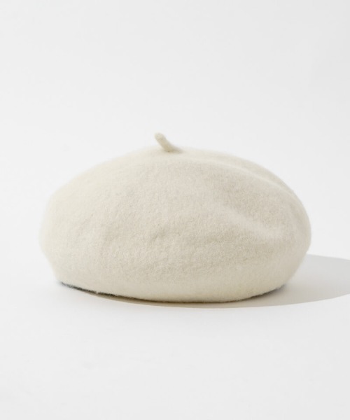 flower（フラワー）の「ウールライクキャスケット（キャスケット・レディース・ベージュ/グレー/アイボリー/ブラック・FREE）」の7枚目の写真