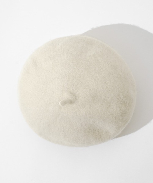 flower（フラワー）の「ウールライクキャスケット（キャスケット・レディース・ベージュ/グレー/アイボリー/ブラック・FREE）」の8枚目の写真