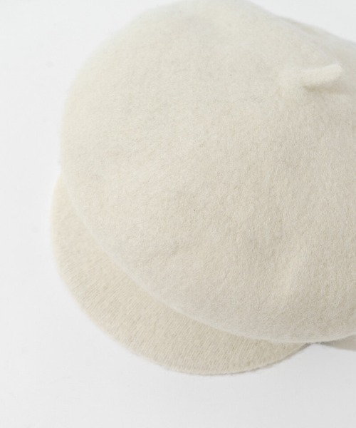 flower（フラワー）の「ウールライクキャスケット（キャスケット・レディース・ベージュ/グレー/アイボリー/ブラック・FREE）」の9枚目の写真