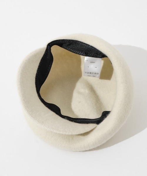 flower（フラワー）の「ウールライクキャスケット（キャスケット・レディース・ベージュ/グレー/アイボリー/ブラック・FREE）」の10枚目の写真