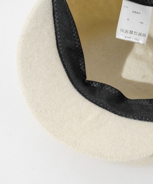 flower（フラワー）の「ウールライクキャスケット（キャスケット・レディース・ベージュ/グレー/アイボリー/ブラック・FREE）」の11枚目の写真